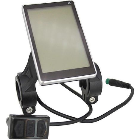 Compteur LCD pour vélo électrique, accessoires pour vélo électrique, noir
