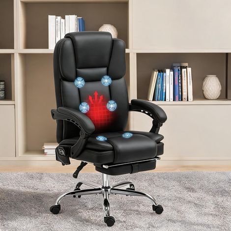 Chaise de bureau en similicuir acier 66 x 67 x 126 cm (1/5)