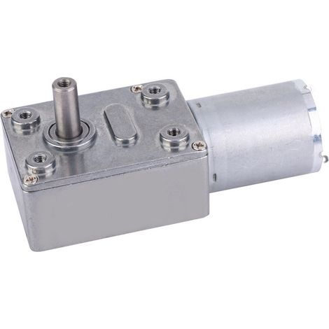 Moteur à réduction de vitesse CC de type micro, grand engrenage à vis sans fin de torsion 24 V (10 tr/min) (1/5)