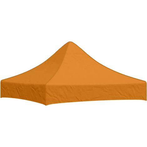 Toit de tente de réception Rapide à Installer Tonnelle Tente Pavillon - 2x2 m Orange 270 g/m² BV553230 - BonneVie (1/4)