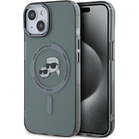 Karl Lagerfeld MagSafe iPhone 15 Hülle Schwarz (1/5)