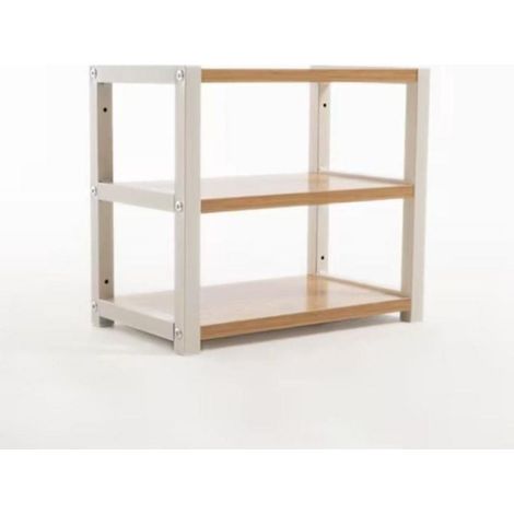 ORION91oficial® - Estantería TRIA en MDF y Metal Blanco Mate , Estilo Industrial 30 x 34 x 20 cm , Salón Oficina Teletrabajo Habitación - spaziOrion91 - (1/5)