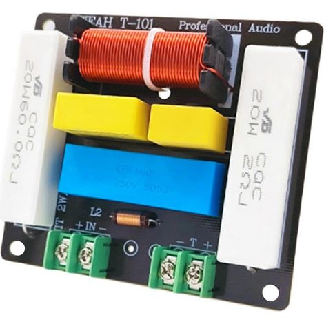 Filtre de haut-parleurs mono T-101 300 W avec tweeter pur, pour scènes KTV et haut-parleurs professionnels. (1/5)