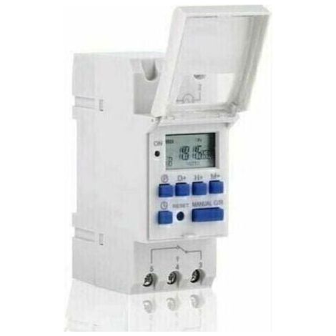 Minuterie numérique - Écran LCD - Relais programmable - 16on ＆ 16off Minuterie(220V))