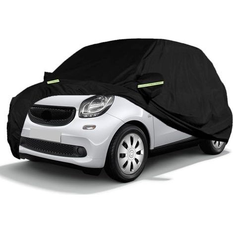 Bâche Voiture Étanche Compatible avec Smart Fortwo W451 W453 2016-2024, Housse de Protection Voiture Extérieur Respirante Contre Pluie Soleil Poussière (1/5)