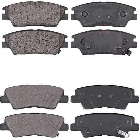 KIT PASTIGLIE FRENO ANTERIORI E POSTERIORI compatibile con TOYOTA COROLLA STATION WAGON (E12) / PASTIGLIE FRENANTI AUTO OEM P 83 064  P 83 054,P 83 065  P 83 052 / SOSTITUZIONE DIRETTA / BASSA POLVERE