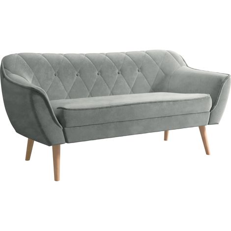 Sofá Glenview 107, Kronos 53, 140x74x75cm, Tapiz, Patas: Madera