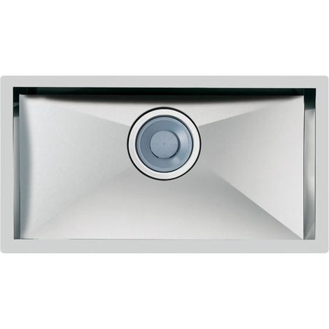 Foster Quadra.1V.80x40.7".FT Fregadero encastrado bajo encimera Rectangular Acero inoxidable (1/3)