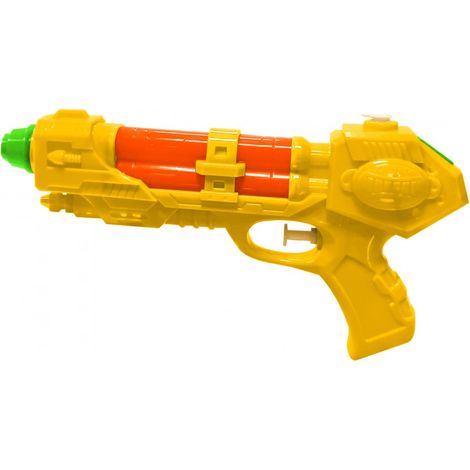 Marbueno Pistola de Agua Plástico Presión Color Amarillo 23x11,5 cm