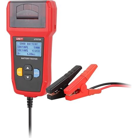 UNI-T UT675A TESTEUR DE BATTERIE AVEC IMPRIMANTE 3AH-250AH NLYQ-UT675A