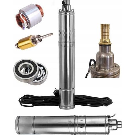 Pompa per pozzi profondi per acqua pulita 1500W 75M idroforo di pressione (1/5)