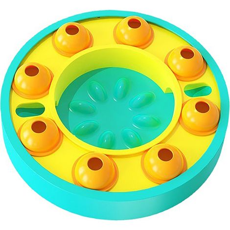 Interaktiver Leckerli-Napf für Hunde – Fördert die Intelligenz – Langsames Fressspielzeug aus Kunststoff – Hundepuzzlespiel – IQ-Training (1/4)