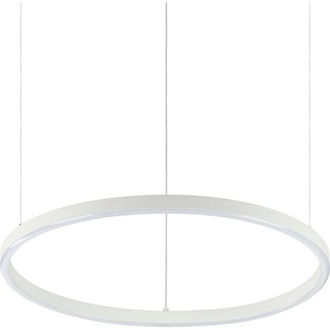 Ideal Lux Sospensione Moderna Oracle 1 luce LED integrato bianco alluminio