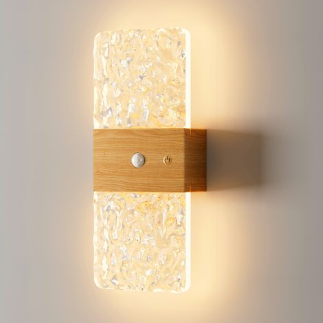 Lampada notturna a induzione per camera da letto - Versione ricaricabile - Tipo magnetico senza fili - Lampada da parete decorativa (1/2)