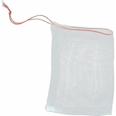 Packung mit 100 Netz-Obstbeuteln – Insektenschutznetz für Tomaten, Weintrauben und Mangos – Kordelzugverschluss – Maße: 25,4 x 15,2 cm (1/4)