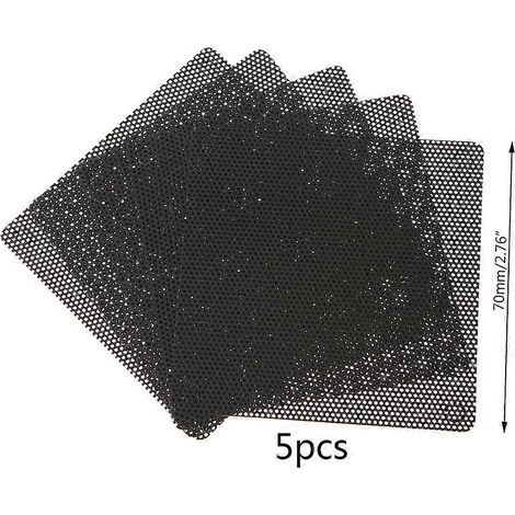 Filtre anti-poussière pour ventilateur de boîtier d'ordinateur PC, grille de protection anti-poussière 7 m (1/5)