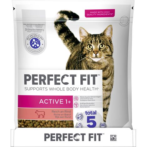 Perfect Fit Active 1+ Katzentrockenfutter Adult 1,4 kg Rind (1/3)