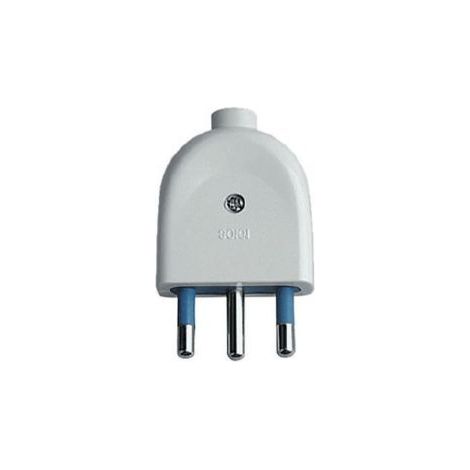 Spina volante 16 A + T bianca spina elettrica per cavi elettrici prolunga