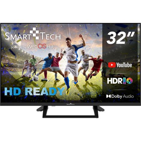 Smart-Tech 32HW01V1 TV 81,3 cm (32") HD Smart TV Wi-Fi Nero 180 cd/m²