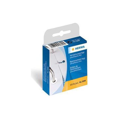 Lochverstärkungsringe 12mm weiß 500 St./Pack. 12mm weiß 500 St./Pack. (1/4)