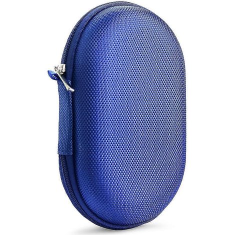Compatible avec l'enceinte Bluetooth B&O Beoplay P2, housse de transport en nylon bleue. (1/4)