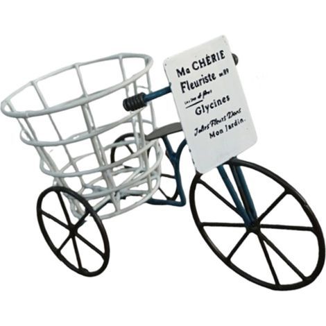 Support de Pot de fleur en métal, conteneur en conception-Bleu