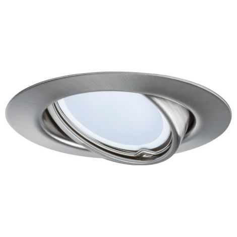 Paulmann 93420 Base Spot encastrable jeu de 3 LED GU10 15 W acier inoxydable (brossé) (1/5)