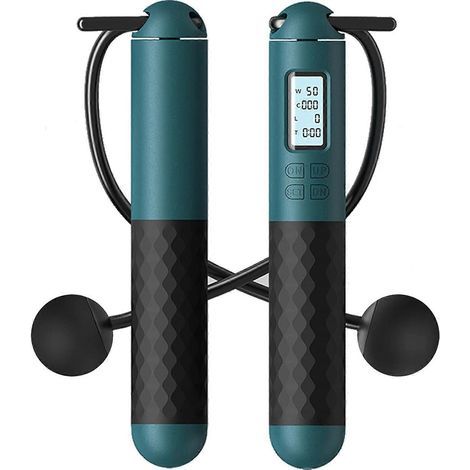 Kabelloses Springseil für Erwachsene, kabelloses Springseil mit Zähler, intelligentes gewichtetes Springseil (1/5)