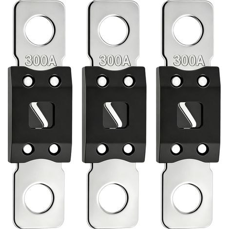 Lot de 3 blocs fusibles à vis ANM/MEGA 32 V 300 A (1/5)