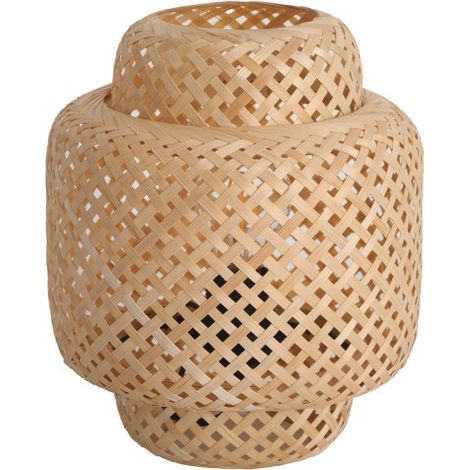 Boho Tischleuchte 22cm geflochten natur 1xE27 (1/5)