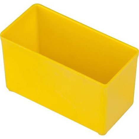Bac jaune B3 pour mallettes L-BOXX 102 – Dimensions 52x104x61 mm – Pour rangement efficace d'outils et accessoires – Sortimo