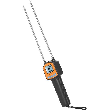 Feuchtigkeitsmessgerät mit 4-stelliger LCD-Hintergrundbeleuchtung, tragbares Sofortmesswerkzeug für die Luftfeuchtigkeit (1/5)