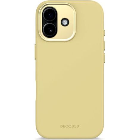 Decoded AntiMicrobial Silicone Backcover iPhone 17 Yuma Yellow (1/5)