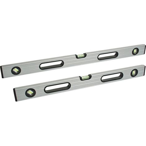 Brüder Mannesmann M80880 Livella a bolla in metallo leggero 800 mm