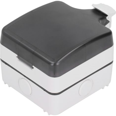 Boîtier de Prise Extérieur Étanche IP66 avec 5 Prises, Protection Contre les Intempéries pour Jardin et Terrasse (1/5)