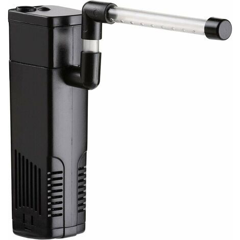 Internal Aquarium Filter with 3 ------W Water Pump with a Flow Rate of 200L/H, Internal Filter for Freshwater Aquarium up to 40L (1/5)