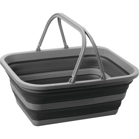 Brunner Waschschüssel Holdall grau-schwarz