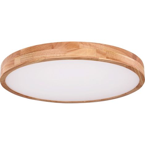 Globo - plafón - Rainer - natural - metal - Ø 60cm - LED - (1/5)