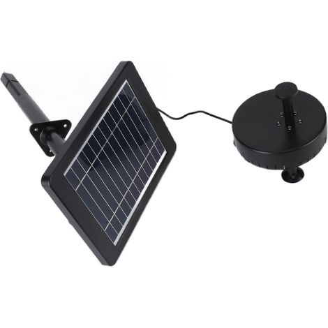Vogeltränken-Brunnen mit LED-Beleuchtung, steckerloser Start, schneller, effizienter und stabiler Solarpumpe für die Gartendekoration (1/5)