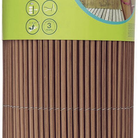 NORTENE cañizo sintetico fency wick 1x3mt natural , Cañizo sintético de inspiración natural 1 x 3 metros Color natural Cañas huecas en el interior para aportar ligereza (1/3)