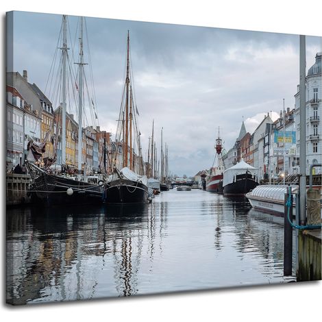 Leinwanddruck Architektur Kopenhagen 100x80 cm Dänemark Europa Hauptstadt