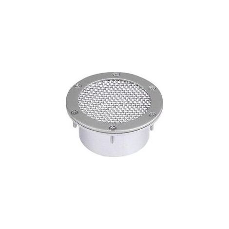Tomas de aire para coche, rejilla de conducto de aire universal para parachoques de coche de carreras para entrada de aire frío (plateado) (1/5)