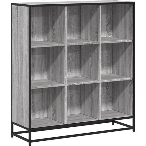 Maison Exclusive - Bücherregal Grau Sonoma 97,5x33x107,5 Holzwerk (1/5)