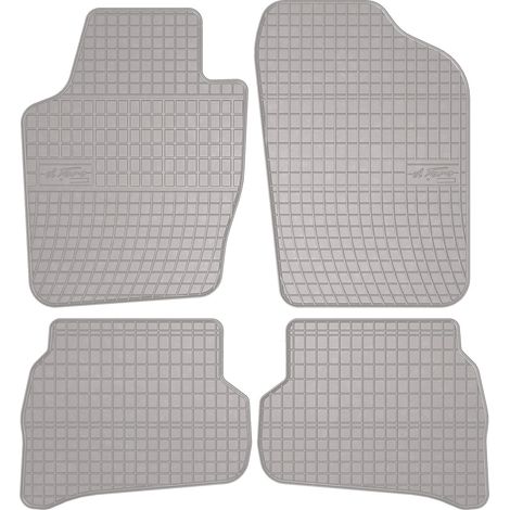 Tappetini in gomma per auto per: Volkswagen Polo V hatchback (2009-2017) - grigio coordinato