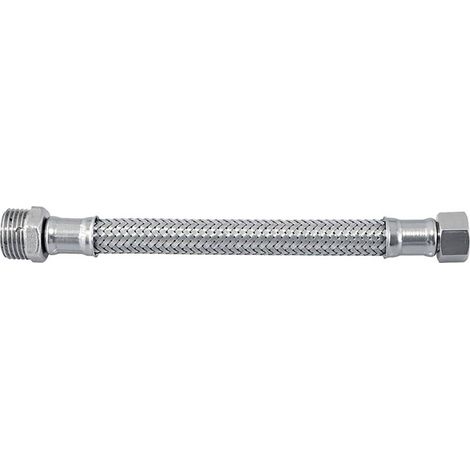 FLESSIBILE IN ACCIAIO INOX cm 35 M 3/8 x 1/2 F