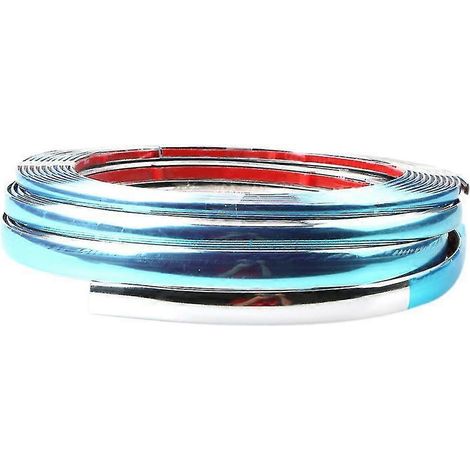 Moulure chromée 3M de 12 mm, protection de portière de voiture, autocollante, résistante aux chocs, décorative, référence z27897