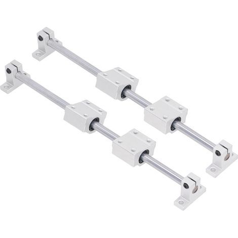Kit d'arbre de Rail à roulement linéaire, pièces CNC pour tiges de guidage d'équipement électronique 10 à 400 (1/5)