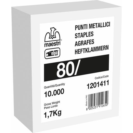 MAESTRI PUNTI SPILLATRICE ART. 80/14 10000 PZ GALVA