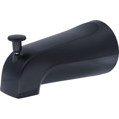 Bec de baignoire, noir mat