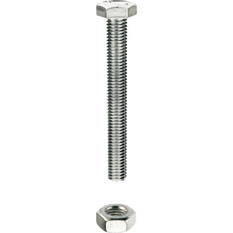 CONNEX - 6 BULLONI TESTA ESAGONALE ZINCATI M5X30